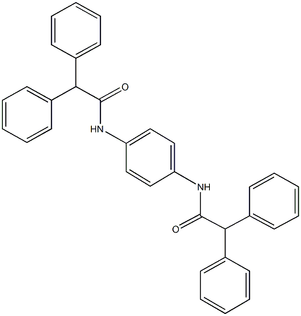 N-{4-[(diphenylacetyl)amino]phenyl}-2,2-diphenylacetamide Structure