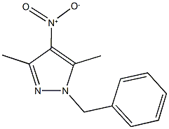 1-benzyl-4-nitro-3,5-dimethyl-1H-pyrazole Structure