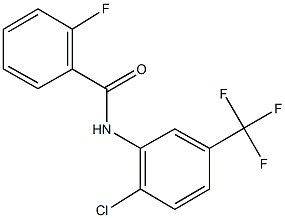 N-[2-chloro-5-(trifluoromethyl)phenyl]-2-fluorobenzamide