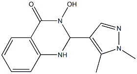 2-(1,5-dimethyl-1H-pyrazol-4-yl)-3-hydroxy-2,3-dihydro-4(1H)-quinazolinone