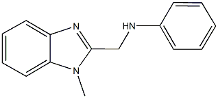 N-[(1-methyl-1H-benzimidazol-2-yl)methyl]aniline Struktur