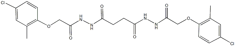  2-(4-chloro-2-methylphenoxy)-N'-(4-{2-[(4-chloro-2-methylphenoxy)acetyl]hydrazino}-4-oxobutanoyl)acetohydrazide