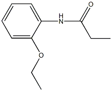 N-(2-ethoxyphenyl)propanamide,,结构式