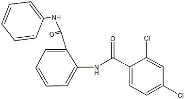 N-[2-(anilinocarbonyl)phenyl]-2,4-dichlorobenzamide