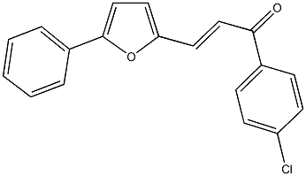 1-(4-chlorophenyl)-3-(5-phenyl-2-furyl)-2-propen-1-one