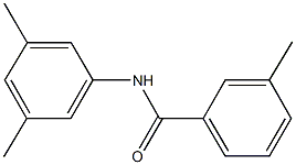 N-(3,5-dimethylphenyl)-3-methylbenzamide 化学構造式