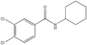 3,4-dichloro-N-cyclohexylbenzamide Structure