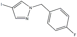 1-(4-fluorobenzyl)-4-iodo-1H-pyrazole Struktur