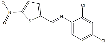  2,4-dichloro-N-[(5-nitro-2-thienyl)methylene]aniline