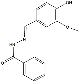 N'-(4-hydroxy-3-methoxybenzylidene)benzohydrazide|