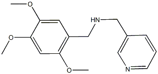 N-(3-pyridinylmethyl)-N-(2,4,5-trimethoxybenzyl)amine 化学構造式