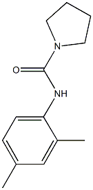 N-(2,4-dimethylphenyl)-1-pyrrolidinecarboxamide Structure