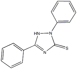 2,5-diphenyl-1,2-dihydro-3H-1,2,4-triazole-3-thione Structure