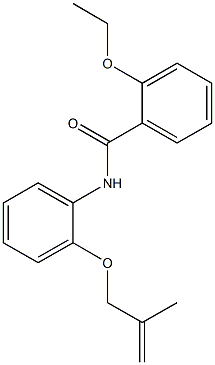 2-ethoxy-N-{2-[(2-methyl-2-propenyl)oxy]phenyl}benzamide