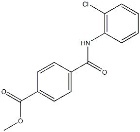 methyl 4-[(2-chloroanilino)carbonyl]benzoate