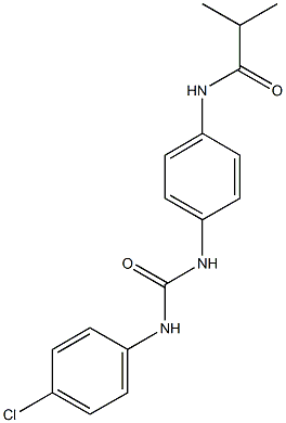 N-(4-{[(4-chloroanilino)carbonyl]amino}phenyl)-2-methylpropanamide