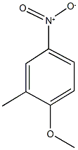 2-甲氧基-5-硝基甲苯, , 结构式
