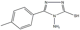  4-amino-5-(4-methylphenyl)-4H-1,2,4-triazol-3-ylhydrosulfide