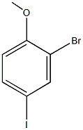 2-bromo-4-iodo-1-methoxybenzene Structure