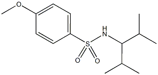  N-(1-isopropyl-2-methylpropyl)-4-methoxybenzenesulfonamide