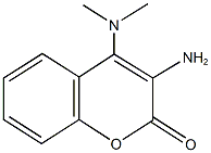 3-amino-4-(dimethylamino)-2H-chromen-2-one Structure