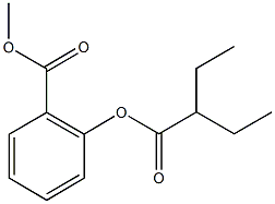 methyl 2-[(2-ethylbutanoyl)oxy]benzoate,,结构式