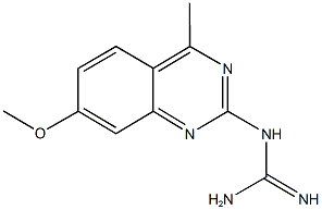  N-(7-methoxy-4-methyl-2-quinazolinyl)guanidine