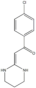  1-(4-chlorophenyl)-2-tetrahydro-2(1H)-pyrimidinylideneethanone