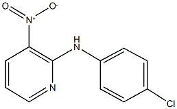2-(4-chloroanilino)-3-nitropyridine,,结构式