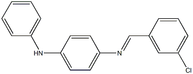  N-(4-anilinophenyl)-N-(3-chlorobenzylidene)amine