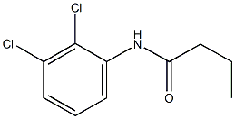 N-(2,3-dichlorophenyl)butanamide 化学構造式