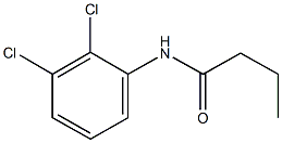 N-(2,3-dichlorophenyl)butanamide Structure