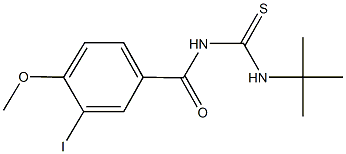 N-(tert-butyl)-N'-(3-iodo-4-methoxybenzoyl)thiourea