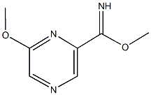 methyl 6-methoxypyrazine-2-carboximidoate 化学構造式