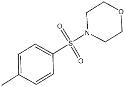 4-[(4-methylphenyl)sulfonyl]morpholine,,结构式