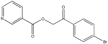 2-(4-bromophenyl)-2-oxoethyl nicotinate
