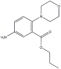 propyl 5-amino-2-(4-morpholinyl)benzoate