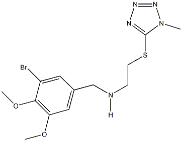  N-(3-bromo-4,5-dimethoxybenzyl)-N-{2-[(1-methyl-1H-tetraazol-5-yl)sulfanyl]ethyl}amine