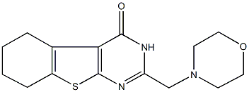  2-(4-morpholinylmethyl)-5,6,7,8-tetrahydro[1]benzothieno[2,3-d]pyrimidin-4(3H)-one