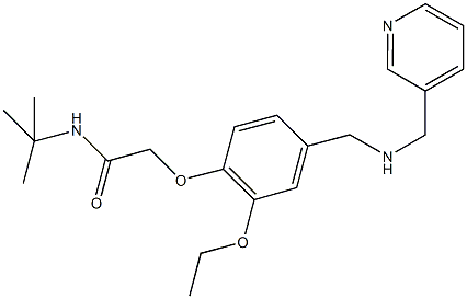  N-(tert-butyl)-2-(2-ethoxy-4-{[(3-pyridinylmethyl)amino]methyl}phenoxy)acetamide