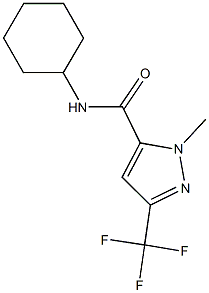  N-cyclohexyl-1-methyl-3-(trifluoromethyl)-1H-pyrazole-5-carboxamide