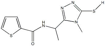  N-[1-(4-methyl-5-sulfanyl-4H-1,2,4-triazol-3-yl)ethyl]-2-thiophenecarboxamide