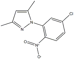 1-{5-chloro-2-nitrophenyl}-3,5-dimethyl-1H-pyrazole