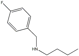 N-butyl-N-(4-fluorobenzyl)amine 化学構造式