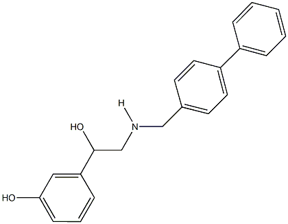 3-{2-[([1,1'-biphenyl]-4-ylmethyl)amino]-1-hydroxyethyl}phenol