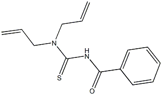 N,N-diallyl-N'-benzoylthiourea Structure