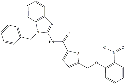  N-(1-benzyl-1H-benzimidazol-2-yl)-5-({2-nitrophenoxy}methyl)-2-furamide