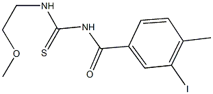 N-(3-iodo-4-methylbenzoyl)-N'-(2-methoxyethyl)thiourea