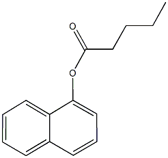 1-naphthyl pentanoate Struktur