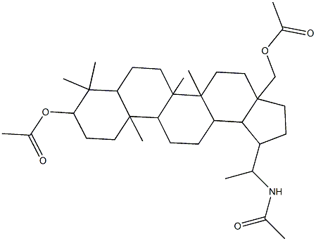 1-[1-(acetylamino)ethyl]-3a-[(acetyloxy)methyl]-5a,5b,8,8,11a-pentamethylicosahydro-1H-cyclopenta[a]chrysen-9-yl acetate